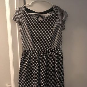 Black and white casual dress size small 4-6
